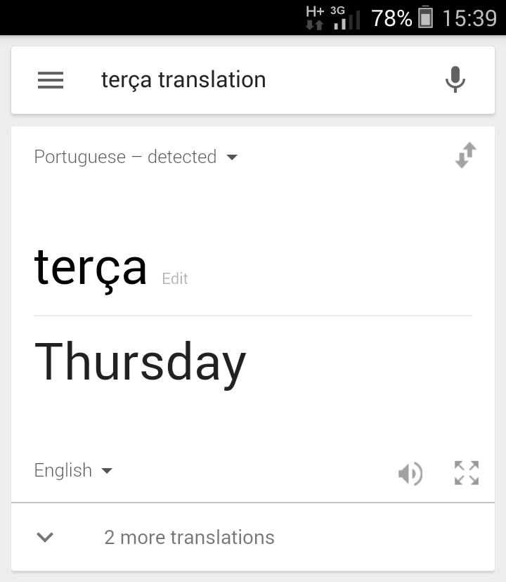 translate from portuguese to english